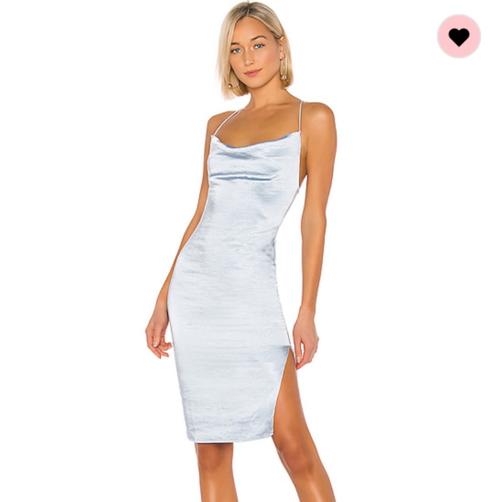 satin cowl neck dress motel rocks inspired